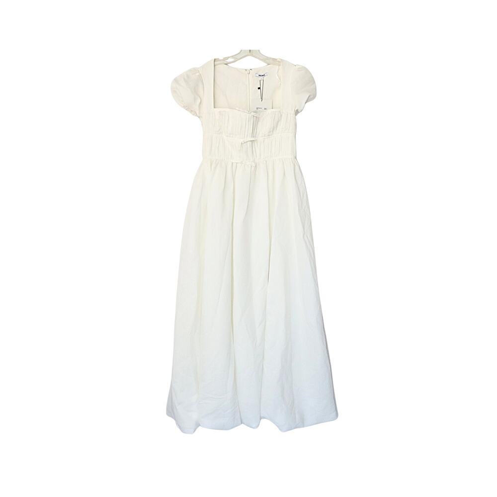Dauphine Maxi Dress - White - XL